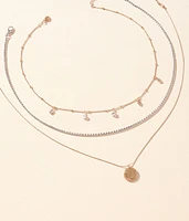 boutique by BKE 3 Pack Mixed Necklace Set