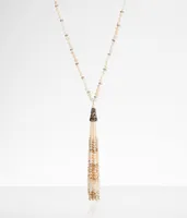 boutique by BKE Long Tassel Necklace
