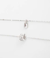 2 Pack Glitz Necklace Set
