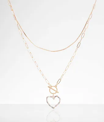boutique by BKE Heart Pendant Necklace
