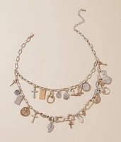Tiered Charm Necklace