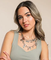 Tiered Charm Necklace