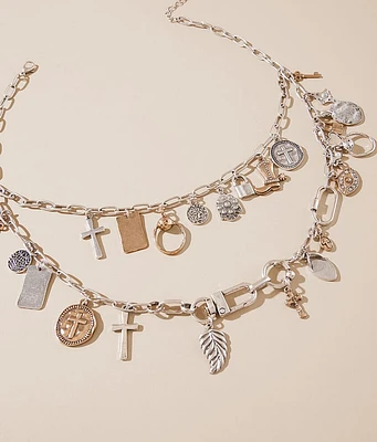 Tiered Charm Necklace