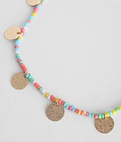 Neon Seed Bead Necklace