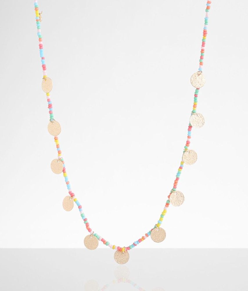 boutique by BKE Neon Seed Bead Necklace