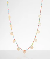 Neon Seed Bead Necklace