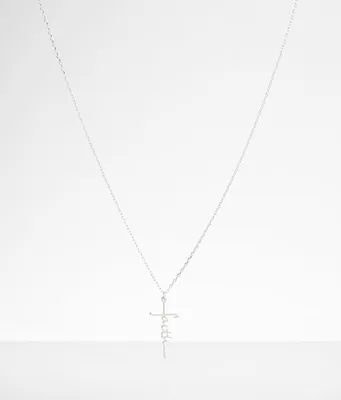 Faith Cross Necklace