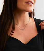 Cross Tiered Necklace
