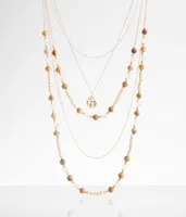 boutique by BKE 2 Pack Tiered Necklace Set