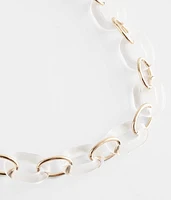 Lucite Chain Necklace