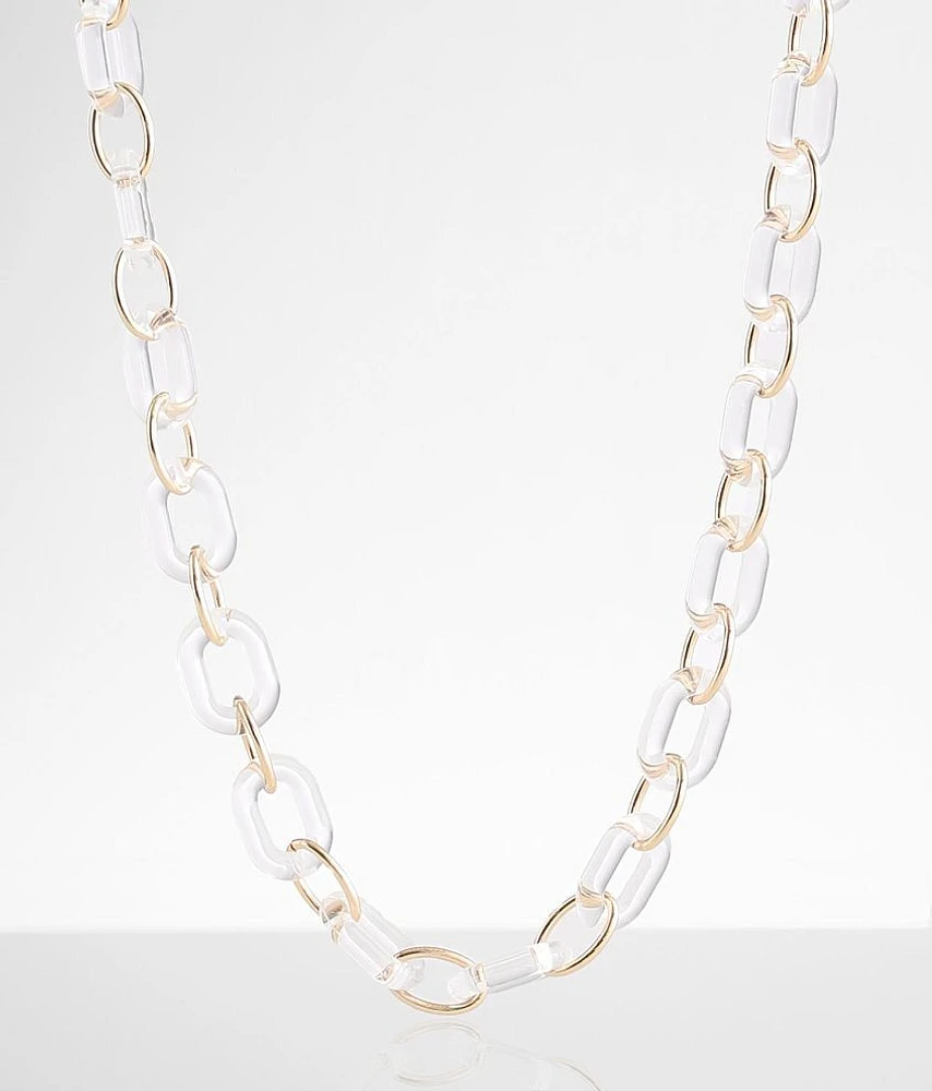 boutique by BKE Lucite Chain Necklace