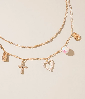 Tiered Charm Necklace