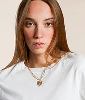 Textured Heart Necklace