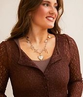 Statement Charm Necklace
