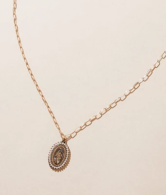Rhinestone Pendant Necklace