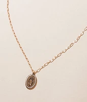 Rhinestone Pendant Necklace