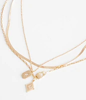 Tiered Charm Necklace