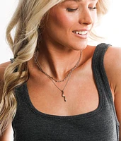 Snake Charm Tiered Necklace