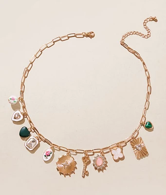 Statement Charm Necklace