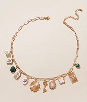 Statement Charm Necklace