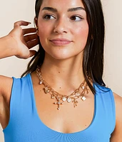 2 Pack Charm Necklace Set
