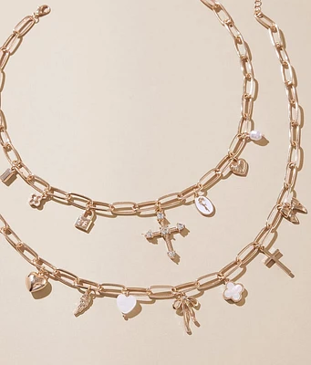 2 Pack Charm Necklace Set