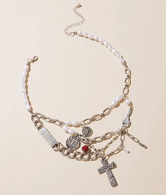 Statement Charm Necklace