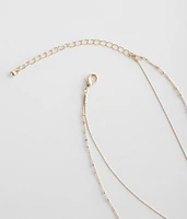 Butterfly Charm Tiered Necklace