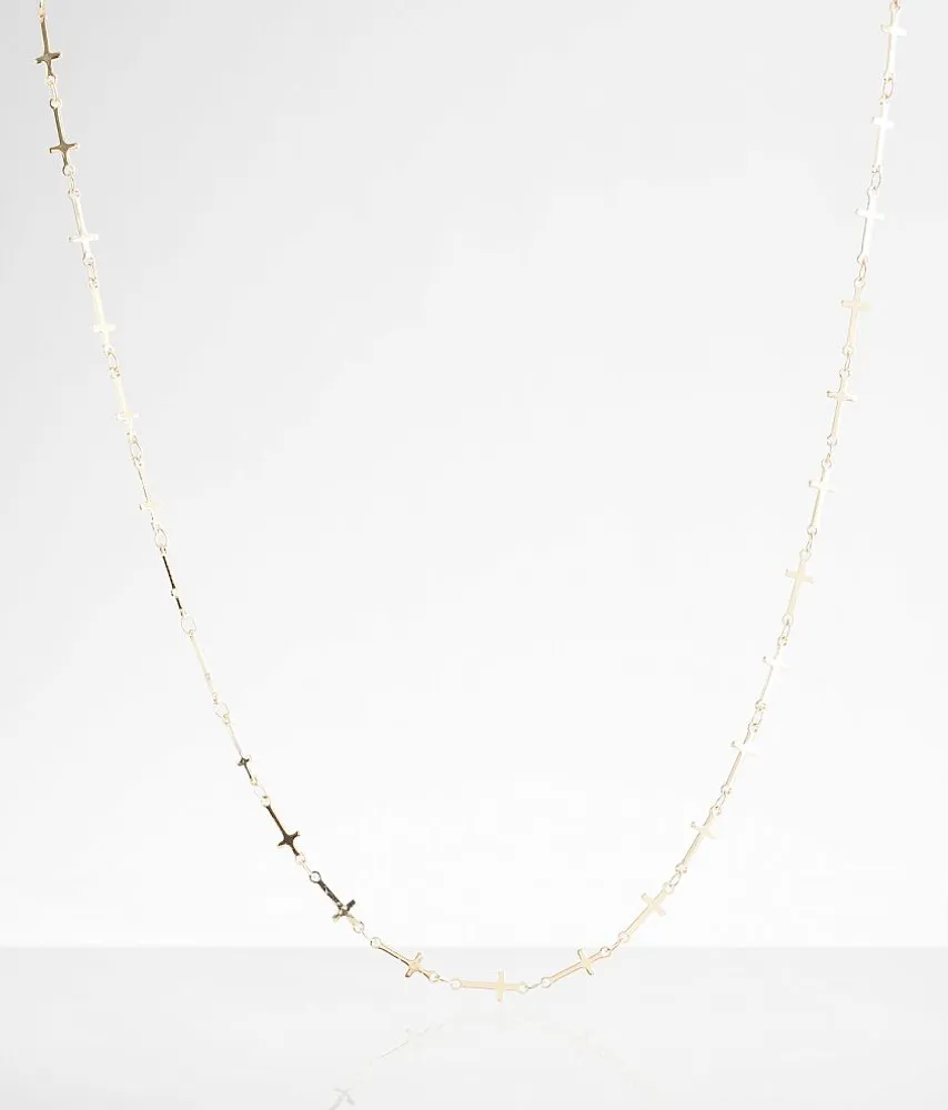 boutique by BKE Dainty Cross Necklace