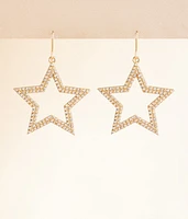 boutique by BKE Glitz Star Drop Earring