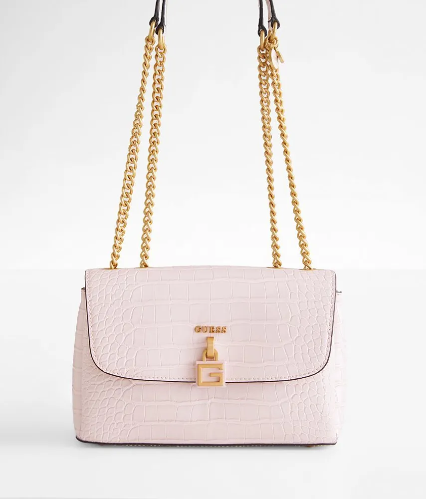 Kate Spade Crossbody Purse Leather Textured Pink Chain Patent Bow | eBay