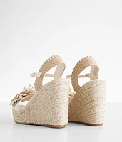 Nala Rosette Espadrille Wedge Sandal