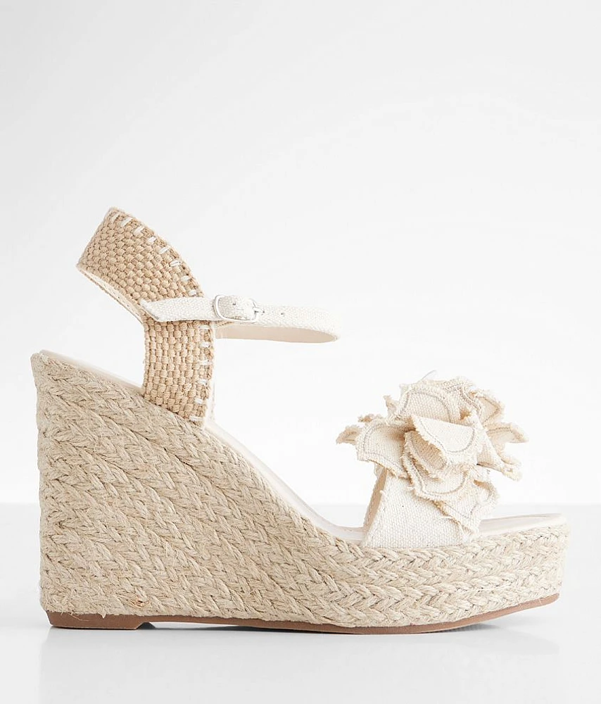 Madden Girl Nala Rosette Espadrille Wedge Sandal