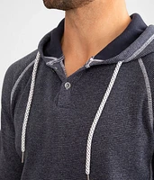 Kirby Thermal Henley Hoodie