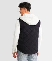 Quilted Canvas Hooded Vest