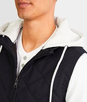 Quilted Canvas Hooded Vest