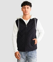 Quilted Canvas Hooded Vest
