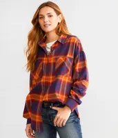 BKE Plaid Boyfriend Shirt