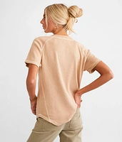 Waffle Knit Top