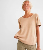 Waffle Knit Top