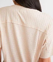 Textured Rib Top