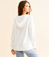 Ribbed Hoodie
