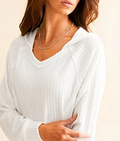 Ribbed Hoodie