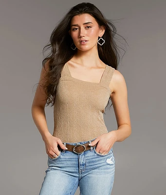 Floral Textured Top