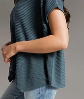 Textured Dolman Top