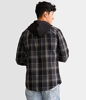 Hooded Flannel Shirt