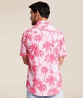 Palm Tree Athletic Performance Stretch Shirt