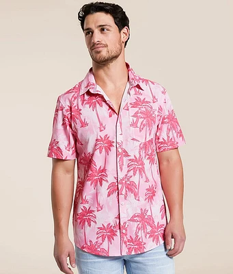 Palm Tree Athletic Performance Stretch Shirt