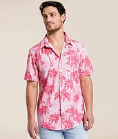 Palm Tree Athletic Performance Stretch Shirt
