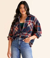 Modish Rebel Plaid Boyfriend Shirt